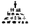 A hierarchical pyramid depicting vector icons of human affairs at the top and animals at the bottom. 